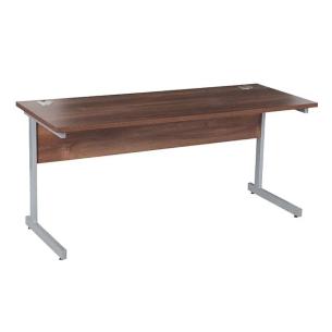 Escritorios de oficina voladizos rectangulares compactos