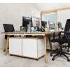 Mueble para oficina modular 4 personas