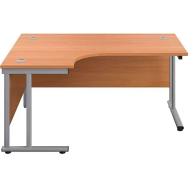 Escritorio rectangular de oficina mueble Alpha Plus