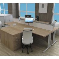 Muebles para oficina en L escritorio Bront L