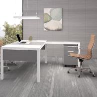 Mueble de oficina  escritorio ejecutivo moderno HorizonL