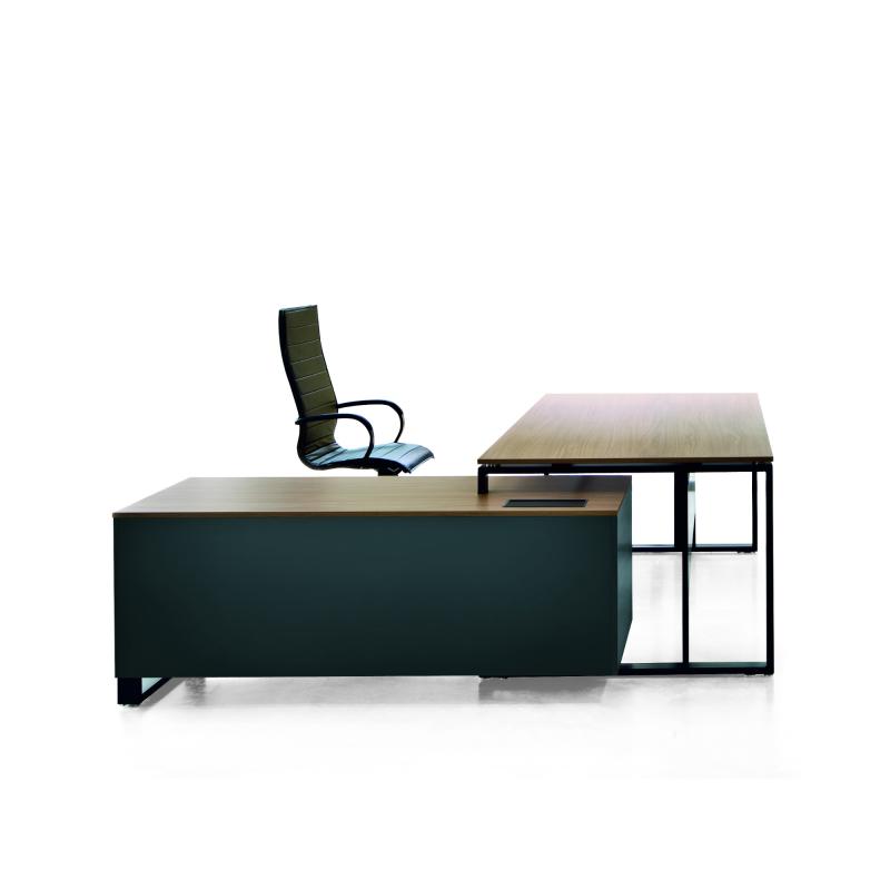 Escritorio de oficina BLACK ELLEGANCE - Escritorios directivos - Muebles de oficina de alta calidad al mejor precio 
