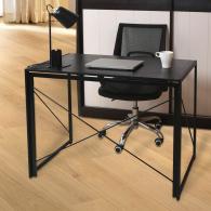 Computadora plegable negra escritorio superior de madera mesa de estudio