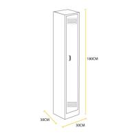LOCKER METÁLICO 1 PUERTA