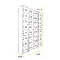 Locker Metálico para celulares 32 Puertas
