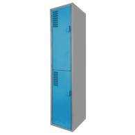 Locker Metálico Azul de 2 Puertas para Oficina