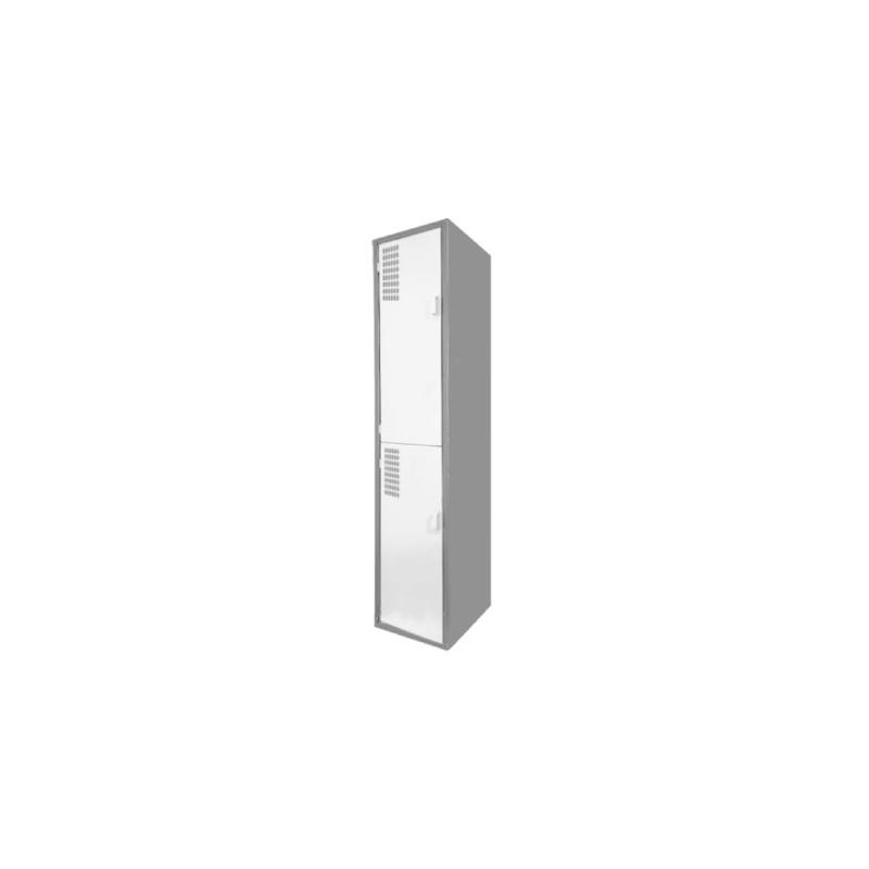 Locker Color Blanco - 2 puertas