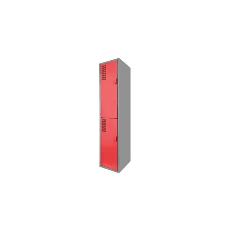 Locker Color Rojo - 2 Puertas