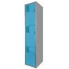 Locker Color Azul - 3 Puertas
