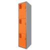 Locker Color Naranja - 3 puertas