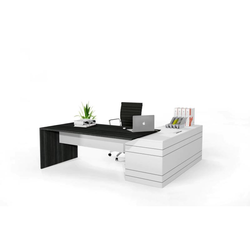 Escritorio Ejecutivo Whitemix - Evolution Muebles | Muebles de Oficina - Escritorios en L - Muebles de oficina de alta calidad al mejor precio 