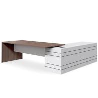 Escritorio Ejecutivo Whitemix - Evolution Muebles | Muebles de Oficina