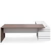 Escritorio Ejecutivo Whitemix - Evolution Muebles | Muebles de Oficina