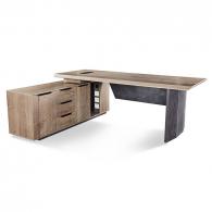 Escritorio Ejecutivo Imperial | Mueble de Oficina Moderno – Evolution Muebles