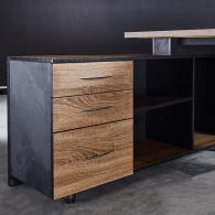 Escritorio Ejecutivo Avanzato en L | Mueble de Oficina Moderno