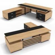 Escritorio Ejecutivo HORIZONT en L | Mueble de Oficina Moderno