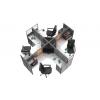 Estación de Trabajo BLACK ELEGANCE | Mueble de Oficina Ejecutivo Modular