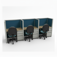 Estación de Trabajo Cubículo Big - Evolution Muebles | Estaciones de Trabajo