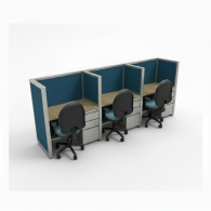 Estación de Trabajo Cubículo Big - Evolution Muebles | Estaciones de Trabajo