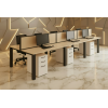 Estación de Trabajo WHITE TEAM | Estación de Trabajo Modular para Oficina