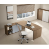 Escritorio Ejecutivo CEO BRANDIX | Mueble para Oficina con Credenza