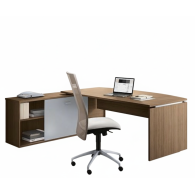 Escritorio Ejecutivo CEO BRANDIX | Mueble para Oficina con Credenza