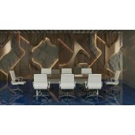 Mesa de reuniones de conferencias de oficina