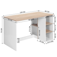 Escritorio Con Cajón Incluida Terra