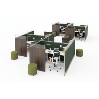Estación de trabajo Green Work Pro | Muebles de Oficina Premium