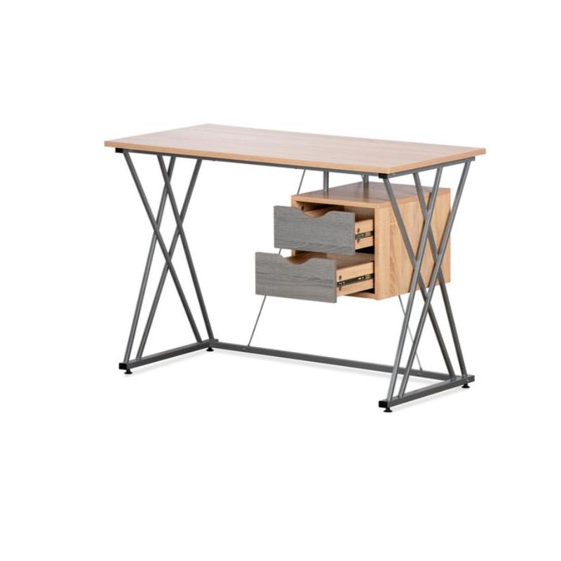 Escritorio Desk Bora / Maple con gris