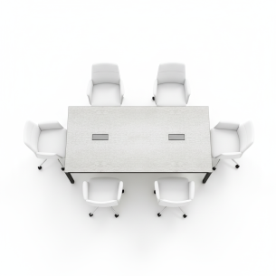 Mesa de oficina moderna para conferencias