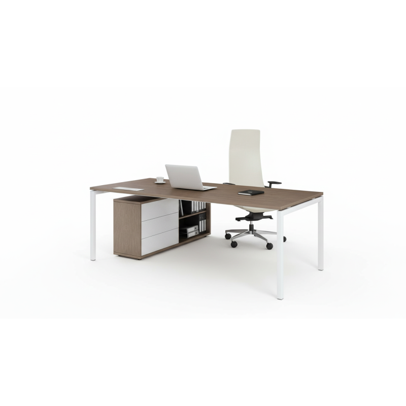 Escritorio de oficina mueble ejecutivo CREDENZZA - Escritorios directivos - Muebles de oficina de alta calidad al mejor precio 