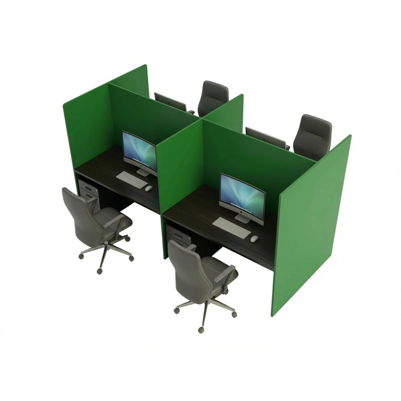 Cubículo estación de trabajo para oficina Atlanta - Inicio - Muebles de oficina de alta calidad al mejor precio 
