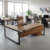 Escritorio de oficina mueble ejecutivo de esquina