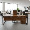 Escritorio de oficina mueble ejecutivo de esquina