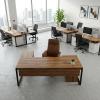 Escritorio de oficina mueble ejecutivo de esquina