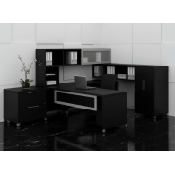 Escritorio Ejecutivo RAK con Librero | Mueble de Oficina