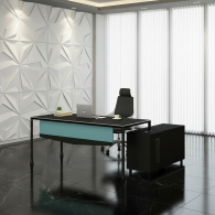 Escritorio de gerente de muebles de oficina