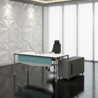 Escritorio de gerente de muebles de oficina