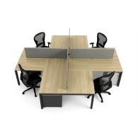 Estacion de trabajo de oficina de cubiculo