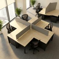 Estacion de trabajo de oficina de cubiculo