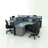 Estación de trabajo Cubículo Delta