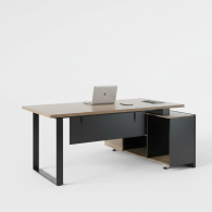Escritorio Ejecutivo Avanzato en L | Mueble de Oficina Moderno