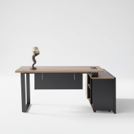 Escritorio Ejecutivo Avanzato en L | Mueble de Oficina Moderno