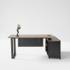 Escritorio Ejecutivo Avanzato en L | Mueble de Oficina Moderno