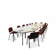 Mueble mesa de juntas para oficina HELVIAN