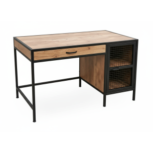 Escritorio Drawers / Café con negro /