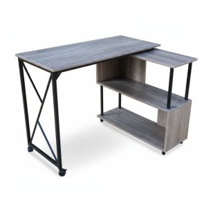 Escritorio Capuccino / Café / Melamina / Metal