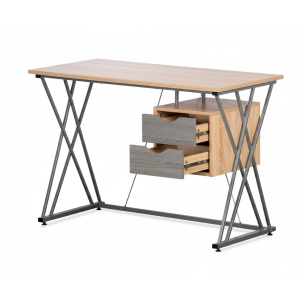 Escritorio Desk Bora / Maple con gris
