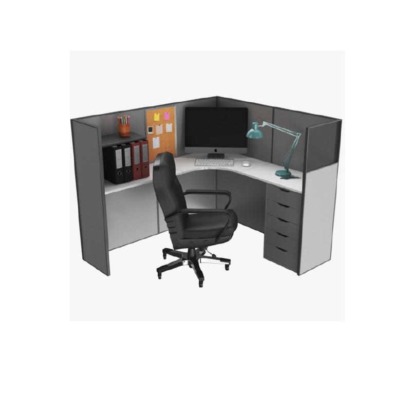 Estación de trabajo Black ELLEGANCE - Inicio - Muebles de oficina de alta calidad al mejor precio 
